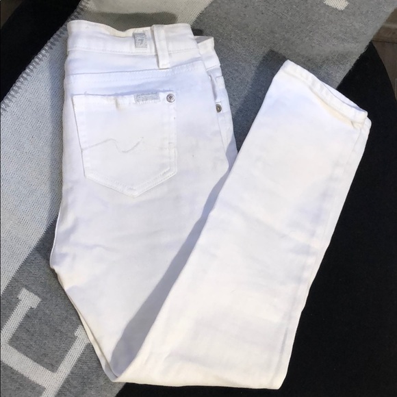 7 for all Mankin white Josephine skinny jean - Picture 2 of 4